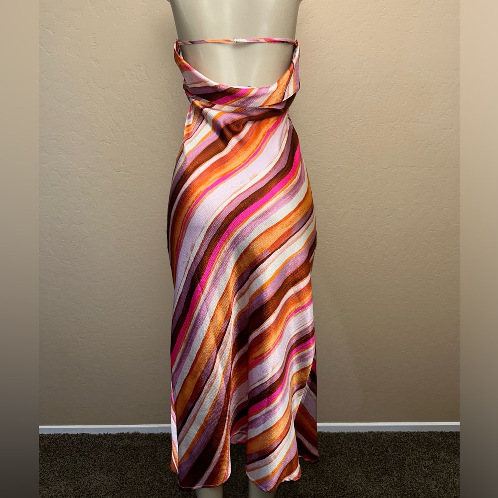 Striped Multicolor Women's Dress